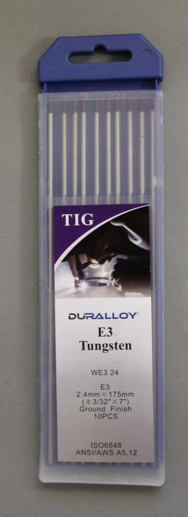 E3 2.4MM Tungsten Electrode Pack Of 10