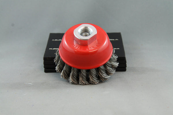 S.S Twisted Knot Cup Brush S.S Twisted Knot Cup Brush