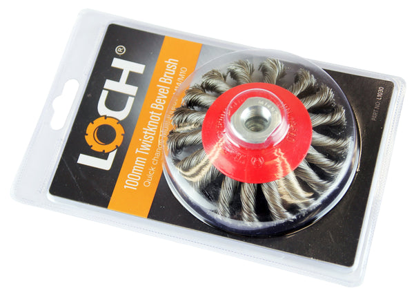 Twisted Knot Bevel Brush Twisted Knot Bevel Brush